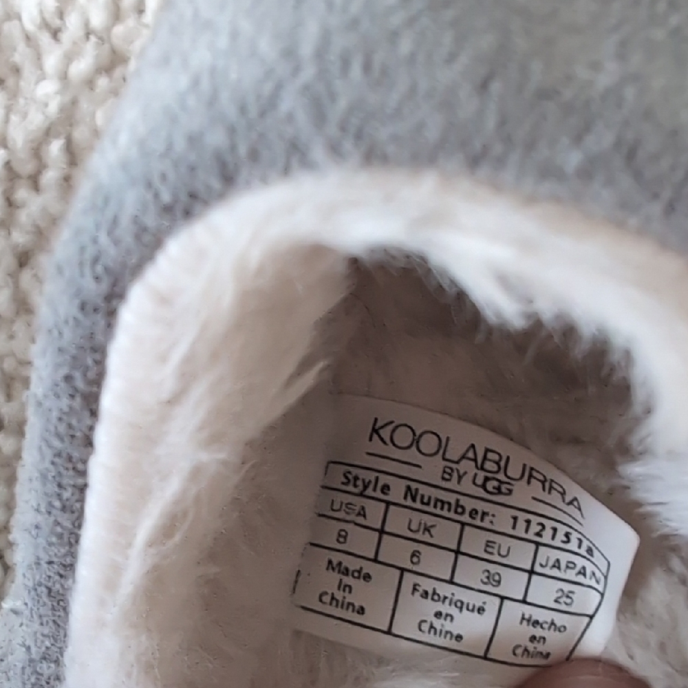 Koolaburra by UGG Gray Suede Slippers - Picture 4 of 4